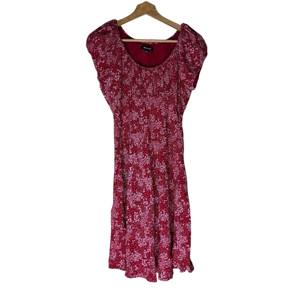 Madewell Ruched Scoopneck Mini Dress Size 4